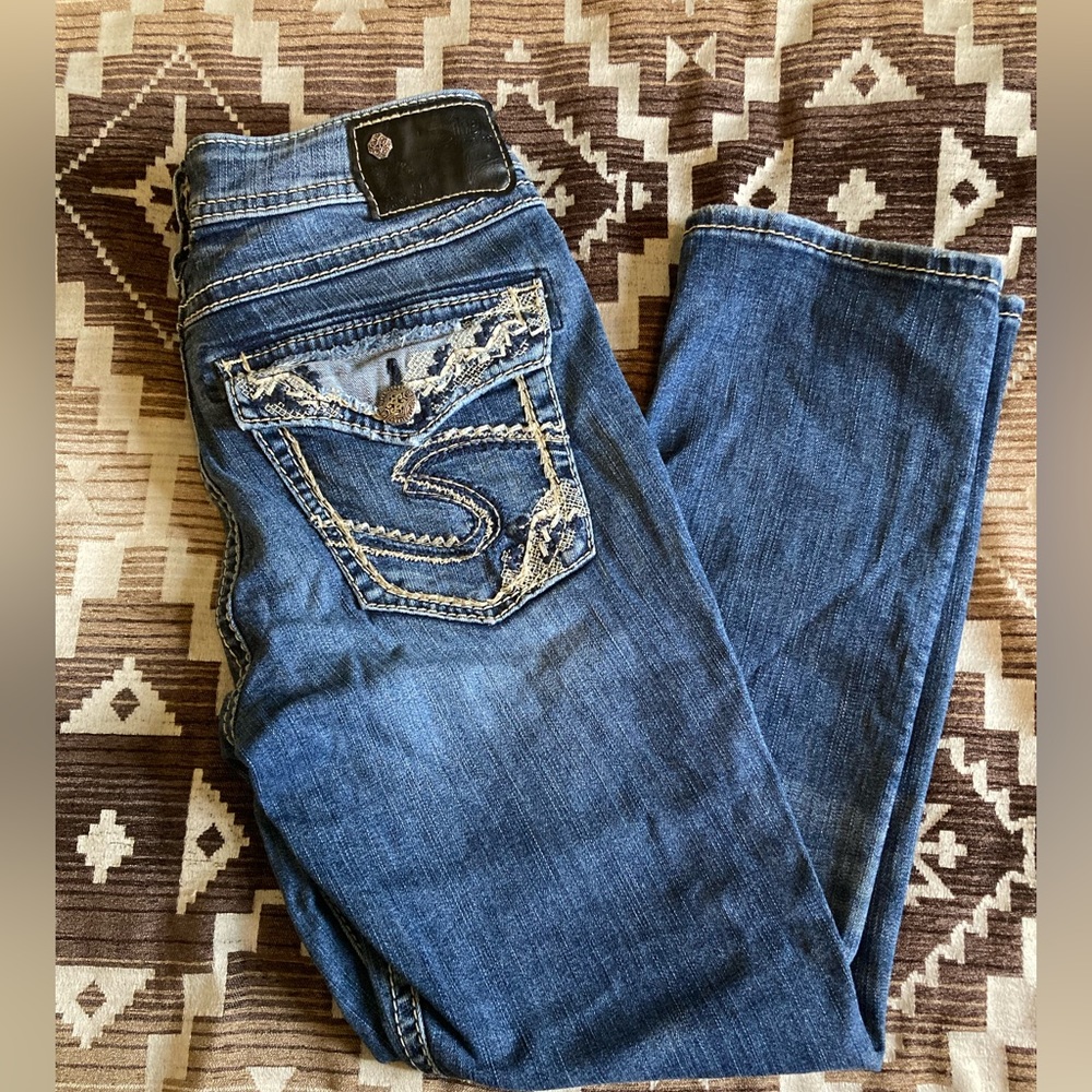 Silver jeans capris